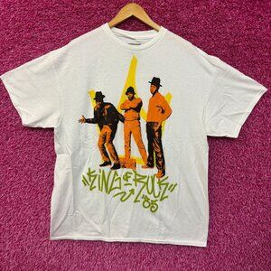 Run DMC 1985 King of Rock Album Art Hip Hop Group Tee XL